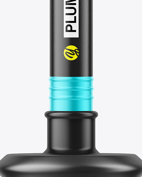Matte Metallic Plunger Mockup