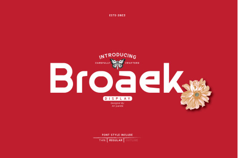 Broaek Font