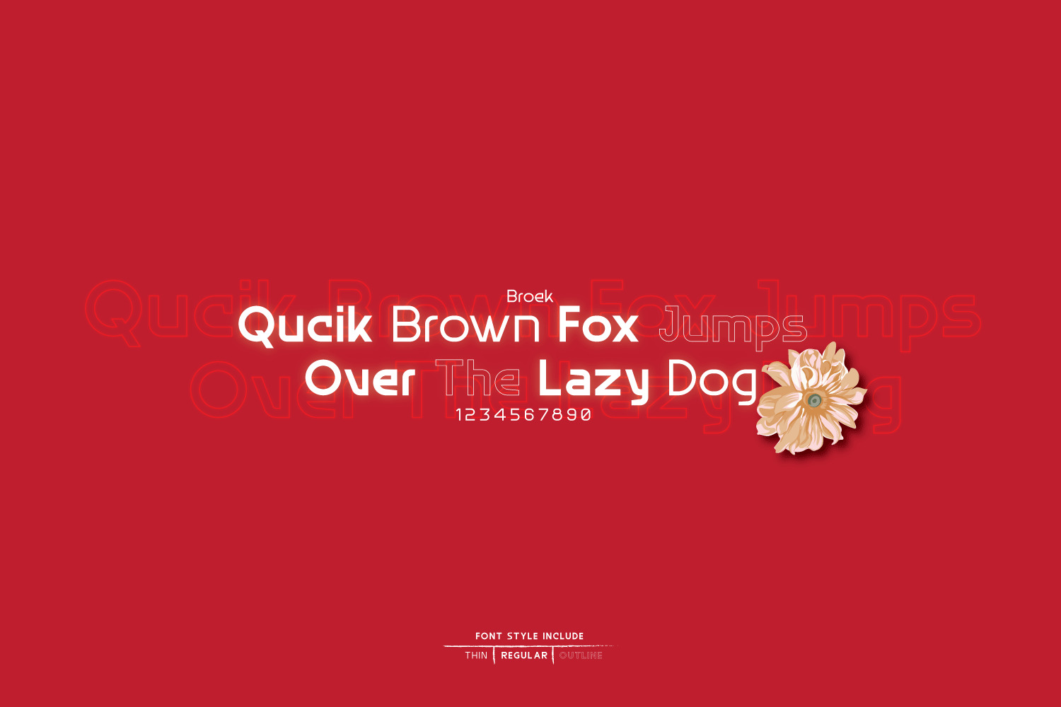 Broaek Font Broaek Font