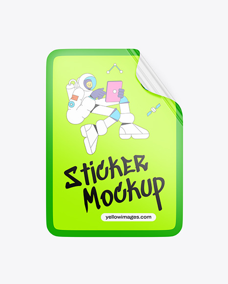 Vertical rectangular Stickers