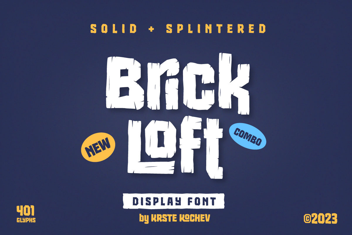 Brick Loft - Display Font Brick Loft - Display Font
