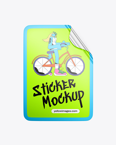 Vertical rectangular Stickers