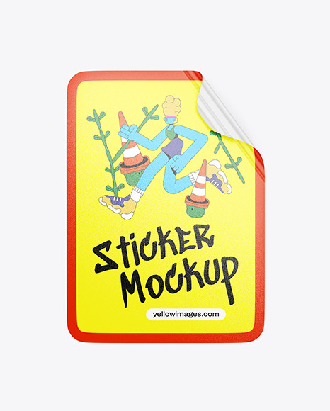 Vertical rectangular Stickers