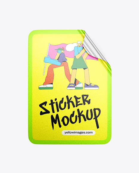 Vertical rectangular Stickers