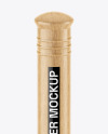 Plunger With Dark Wood Handle Mockup