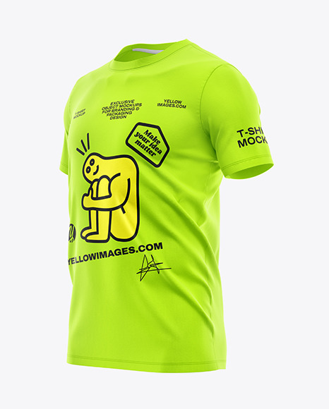 Slim Fit T-shirt Mockup