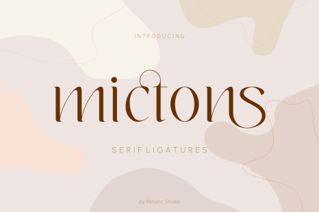 Mictons _ serif ligatures