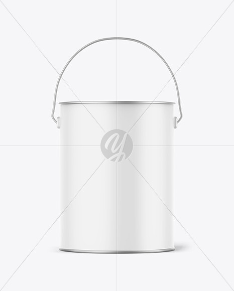 Matte Paint Bucket Mockup