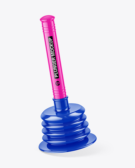 Glossy Plunger Mockup