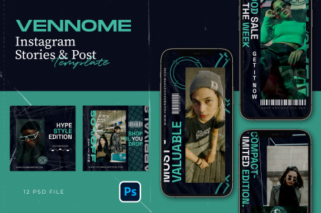 Hype Instagram Templare - VENNOME