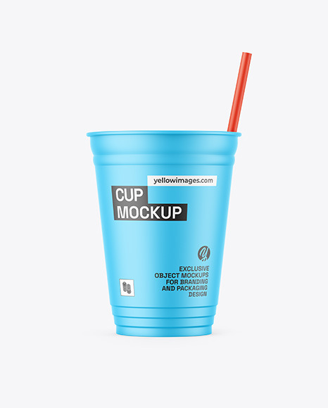 Iced Black Tea Cup Mockup - Free Download Images High Quality PNG, JPG