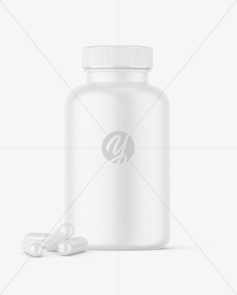 Matte PIlls Jar Mockup