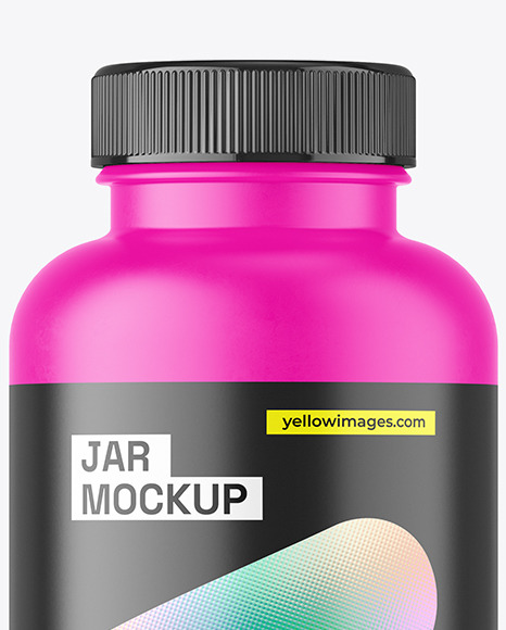 Matte PIlls Jar Mockup