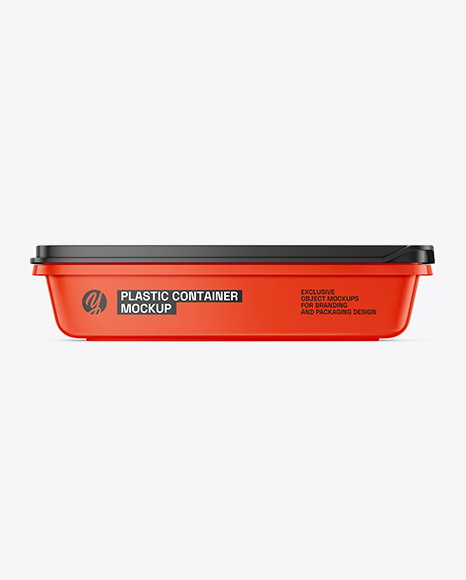 Glossy Container Mockup
