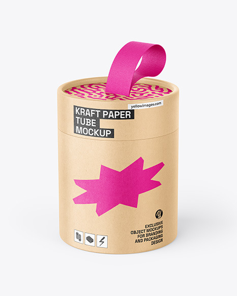 Paper Tube Mockup