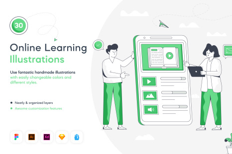 Online Learning Illustrations