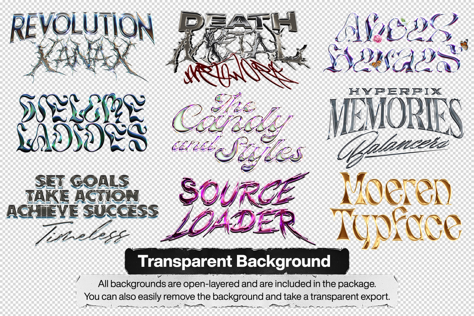 Chrome Text Effects / Logo Styles Vol.7 Chrome Text Effects / Logo Styles Vol.7