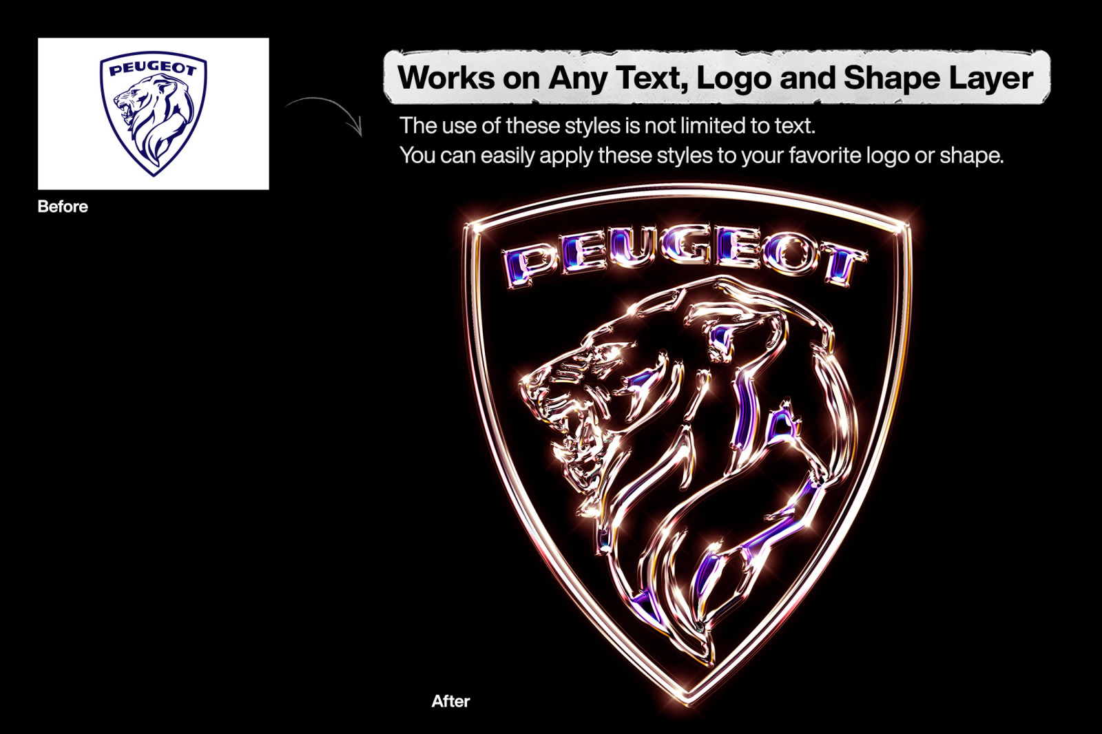 Chrome Text Effects / Logo Styles Vol.7 Chrome Text Effects / Logo Styles Vol.7