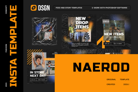 Naerod Urban Instagram Templates