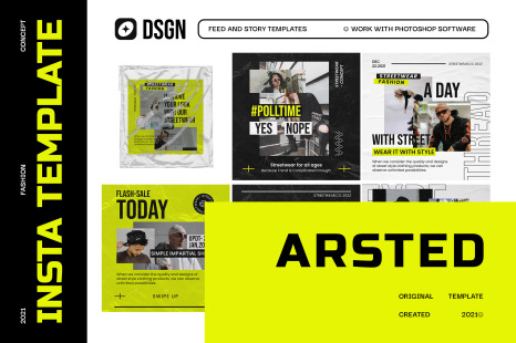 Arsted Urban Instagram Templates