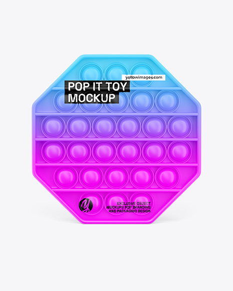 Pop It Toy Mockup