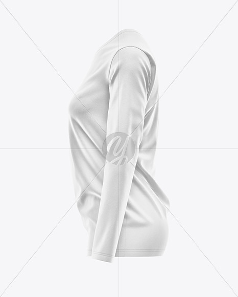 Women’s Long Sleeve T-Shirt Mockup