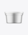 Matte Metallic Container Mockup