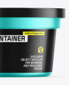 Matte Metallic Container Mockup