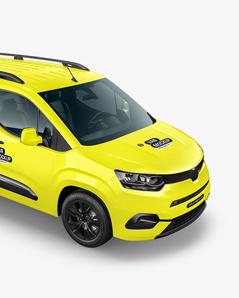 Van Mockup - Half Side View