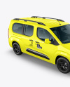 Van Mockup - Half Side View