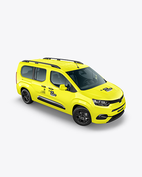 Van Mockup - Half Side View