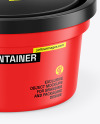 Matte Plastic Container Mockup