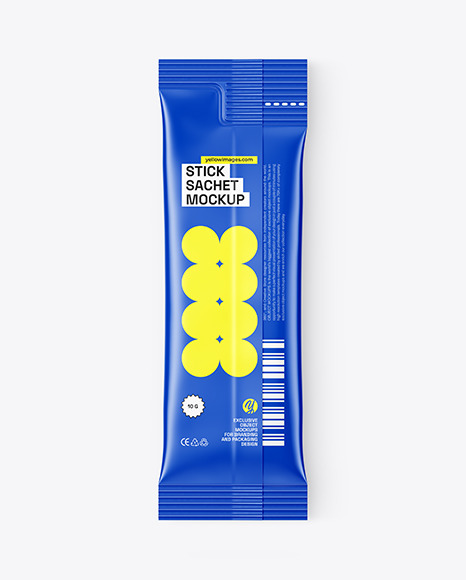 Matte Stick Sachet Mockup