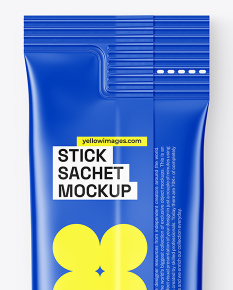 Matte Stick Sachet Mockup