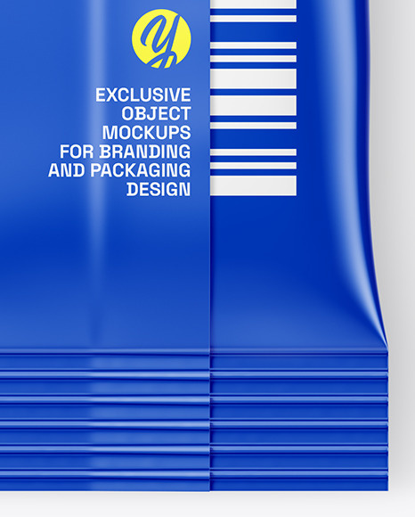 Matte Stick Sachet Mockup