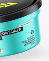 Matte Metallic Container Mockup