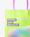Kraft Paper Shopping Bag Mockup