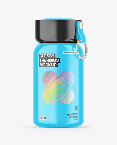 Glossy Thermo Cup Mockup