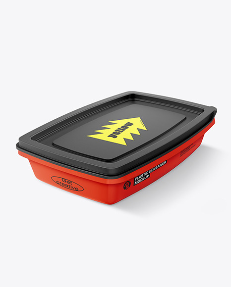 Glossy Container Mockup