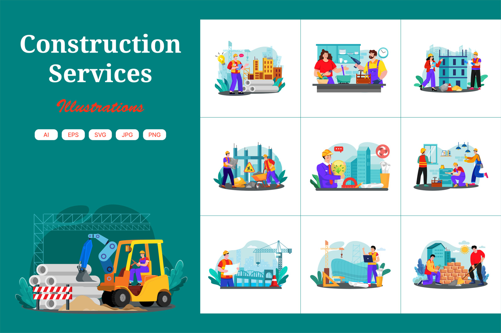 M735_Construction Services Illustration_Part 01 M735_Construction Services Illustration_Part 01