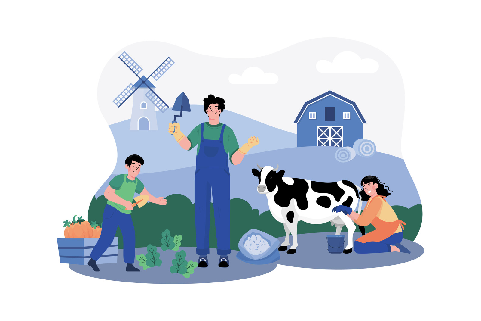 M734_Morning Activity Illustration_Part 0 M734_Morning Activity Illustration_Part 0