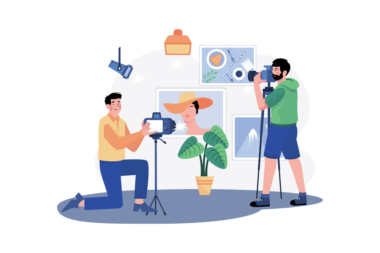 M734_Morning Activity Illustration_Part 0 M734_Morning Activity Illustration_Part 0