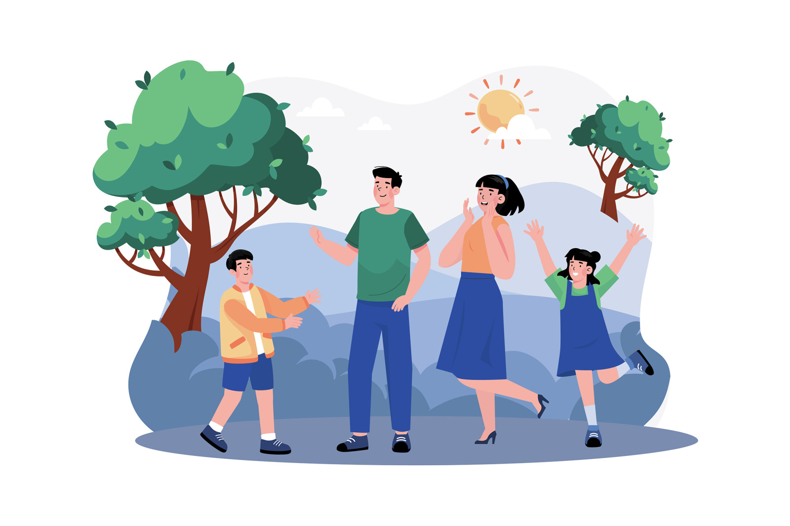 M734_Morning Activity Illustration_Part 01 M734_Morning Activity Illustration_Part 01