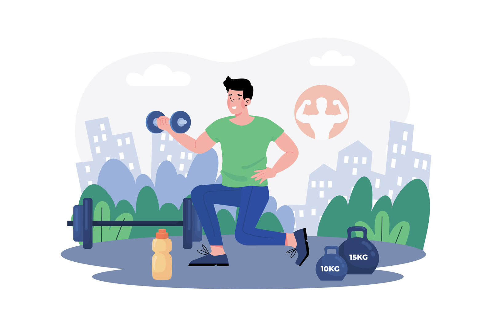 M734_Morning Activity Illustration_Part 01 M734_Morning Activity Illustration_Part 01