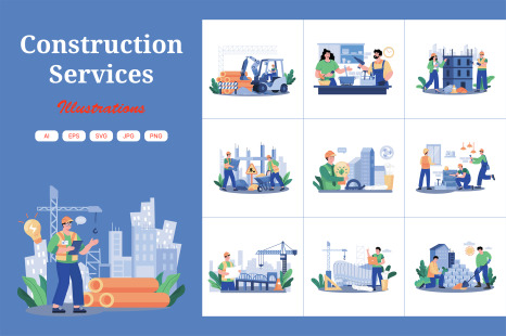 M735_Construction Services Illustration_Part 01