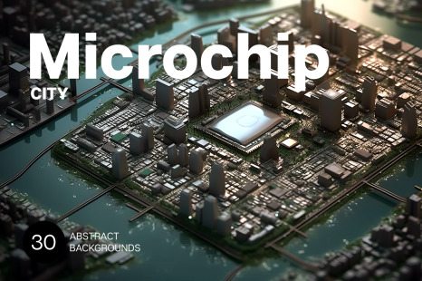 Microchip City Backgrounds.