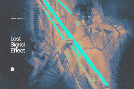 Lost Signal Photo Effect