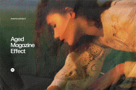 Aged Magazine Photo Effect