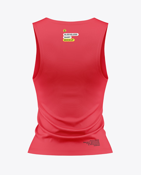 Women&#039;s Sleeveless Shirt Mockup