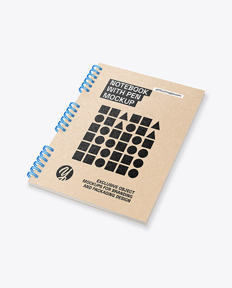 Kraft Notebook Mockup